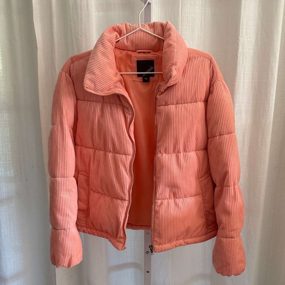 Junior Coral Puffer Jacket